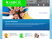 Tablet Screenshot of kinder.grafenrheinfeld.de